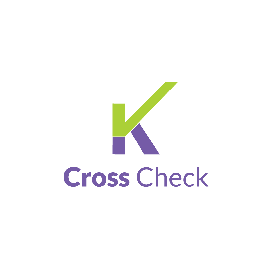 Logo de Crosscheck en el encabezado